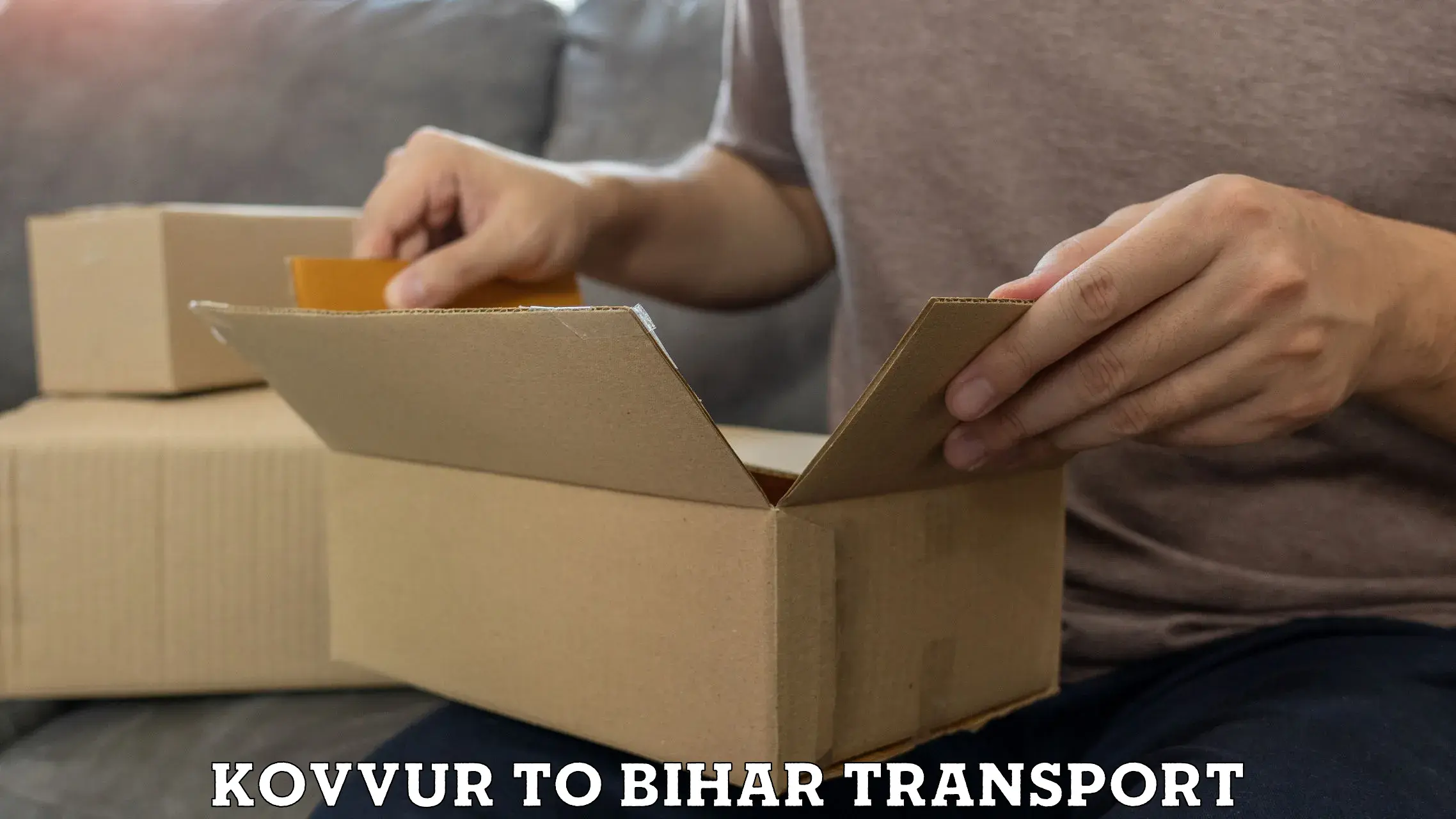 Road transport online services Kovvur to Kharagpur Munger