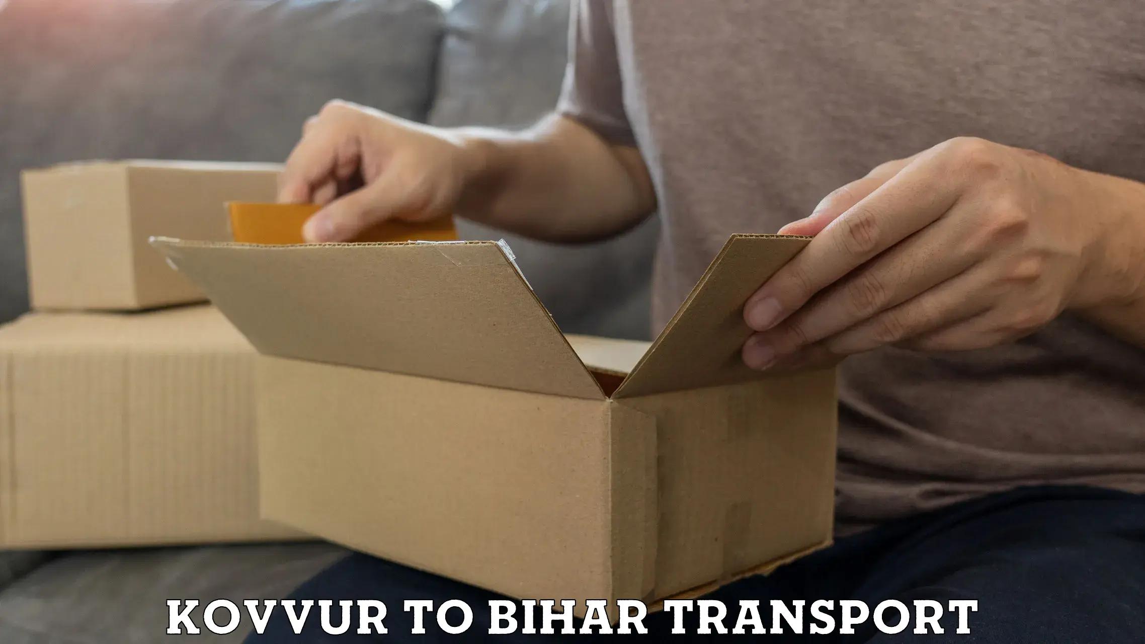 Cargo transport services Kovvur to Bharwara