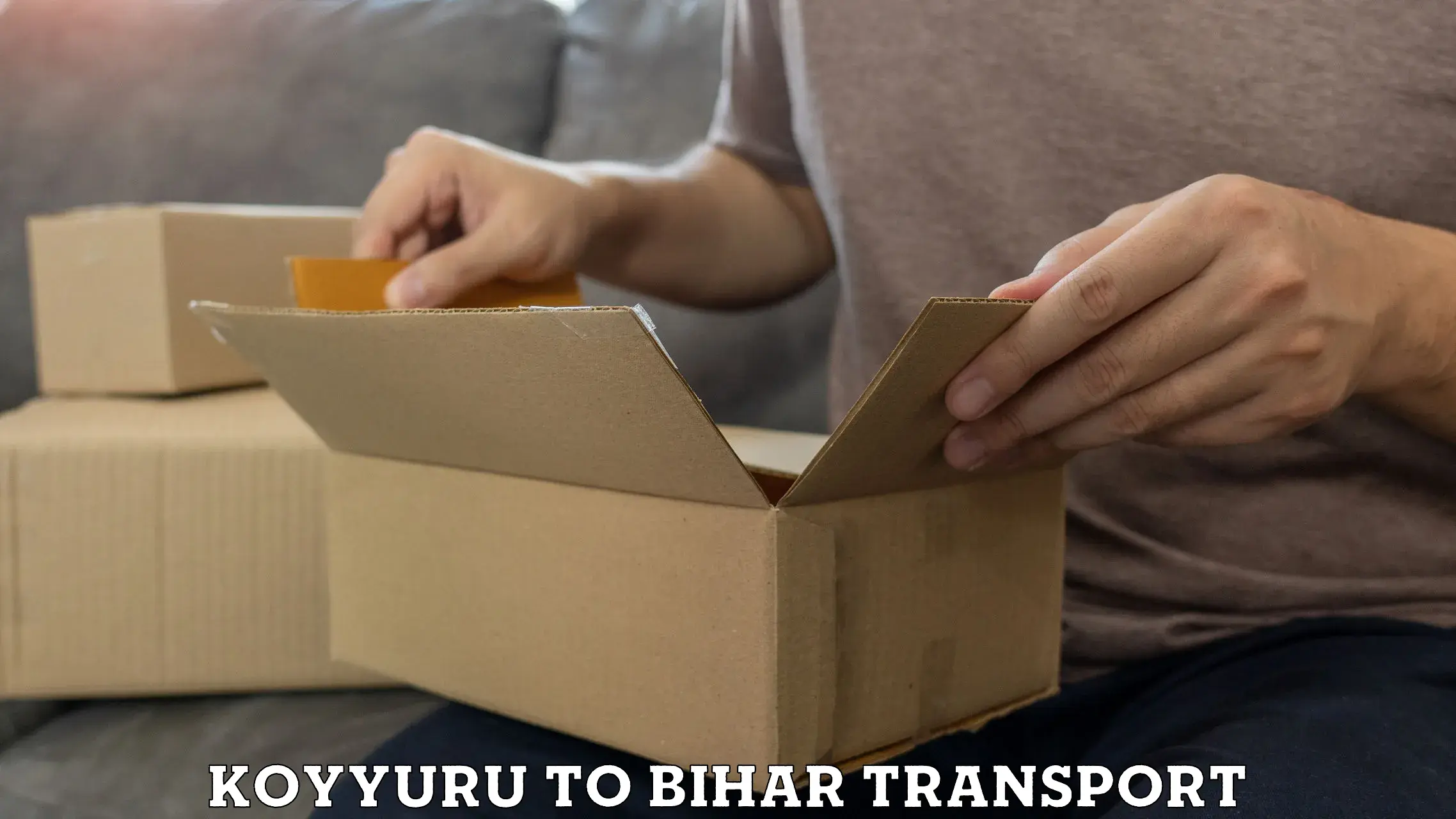 Luggage transport services Koyyuru to Bhawanipur Rajdham