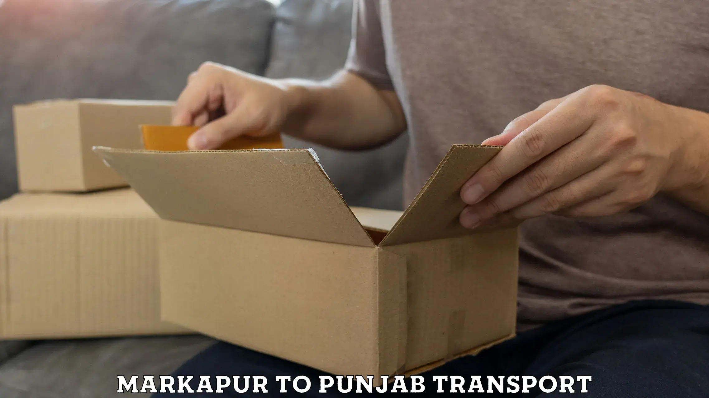 Vehicle courier services Markapur to Guru Nanak Dev University Amritsar