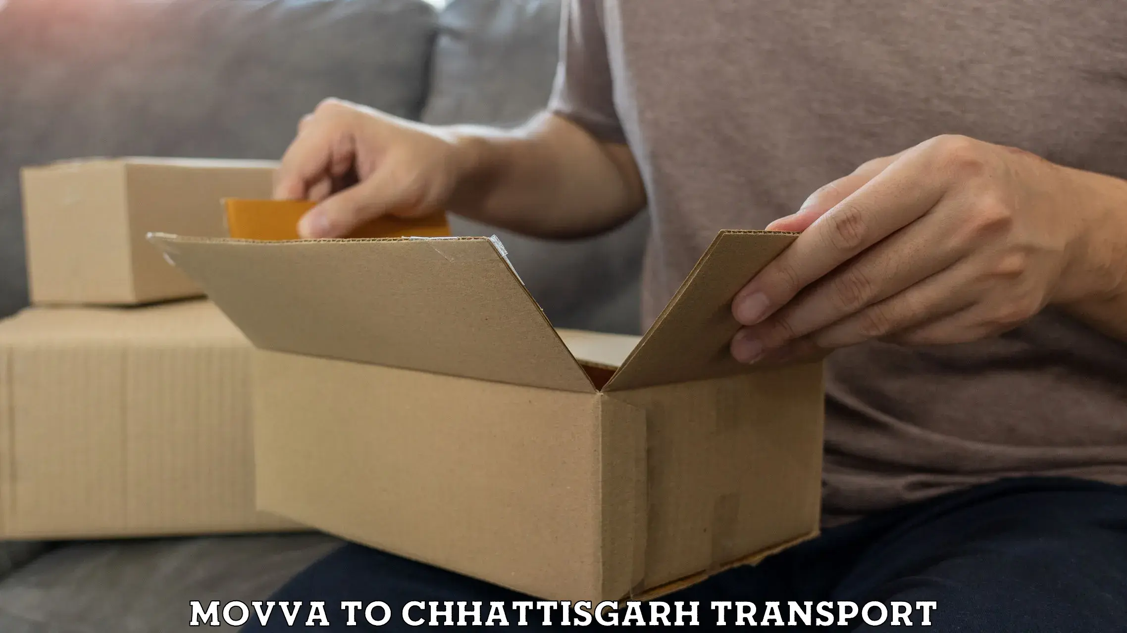 Domestic goods transportation services Movva to Gariyaband