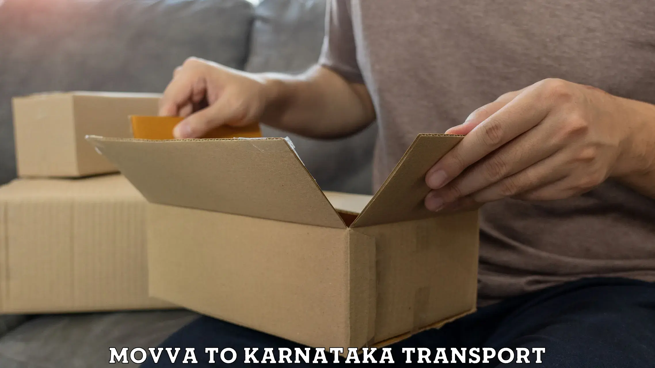 Air freight transport services in Movva to Kalaburagi