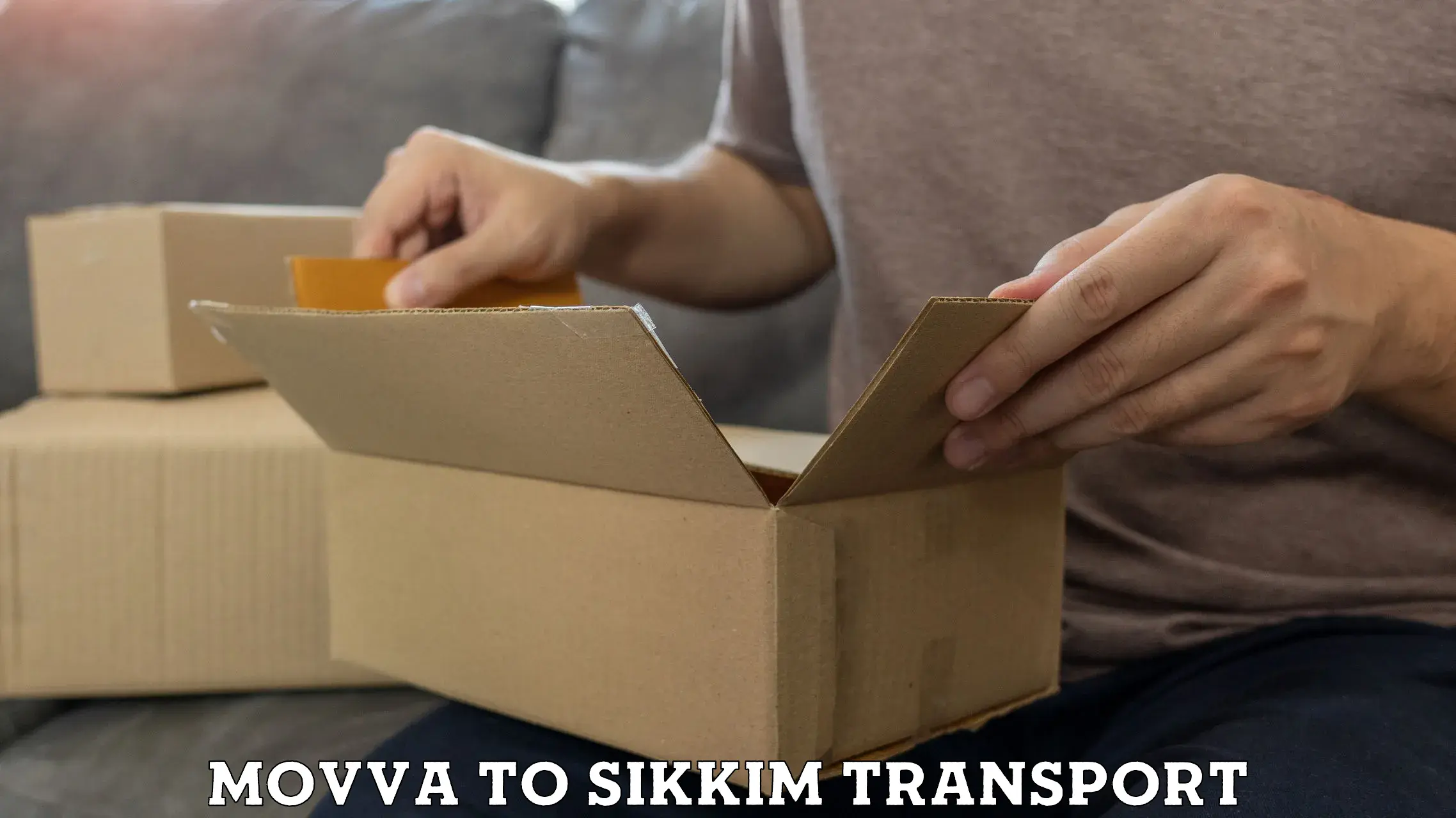 Luggage transport services in Movva to NIT Sikkim