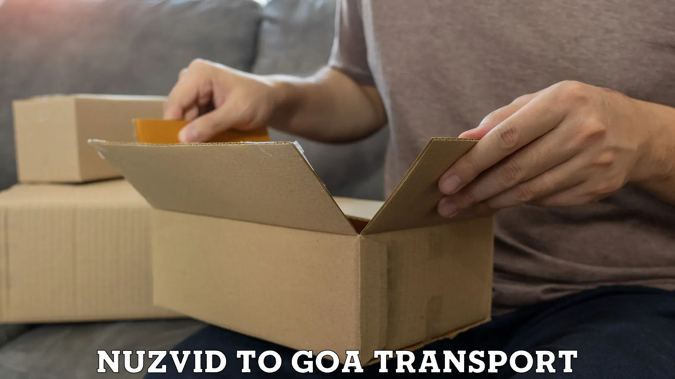 Domestic transport services Nuzvid to South Goa
