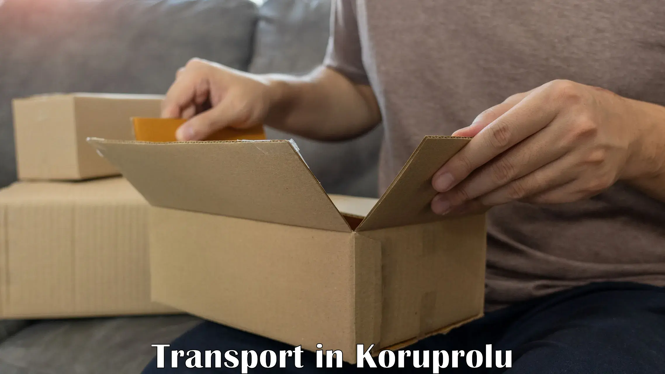 Material transport services in Koruprolu