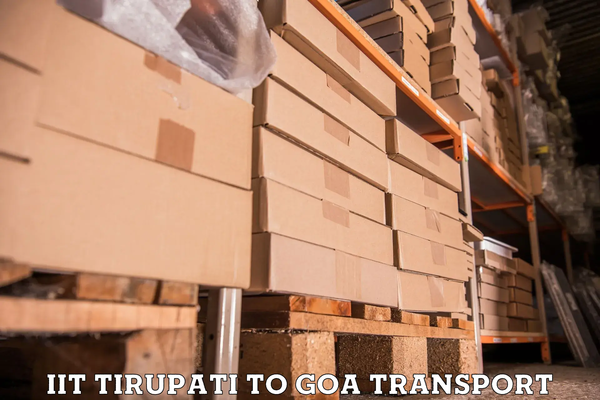 Furniture transport service IIT Tirupati to Panjim
