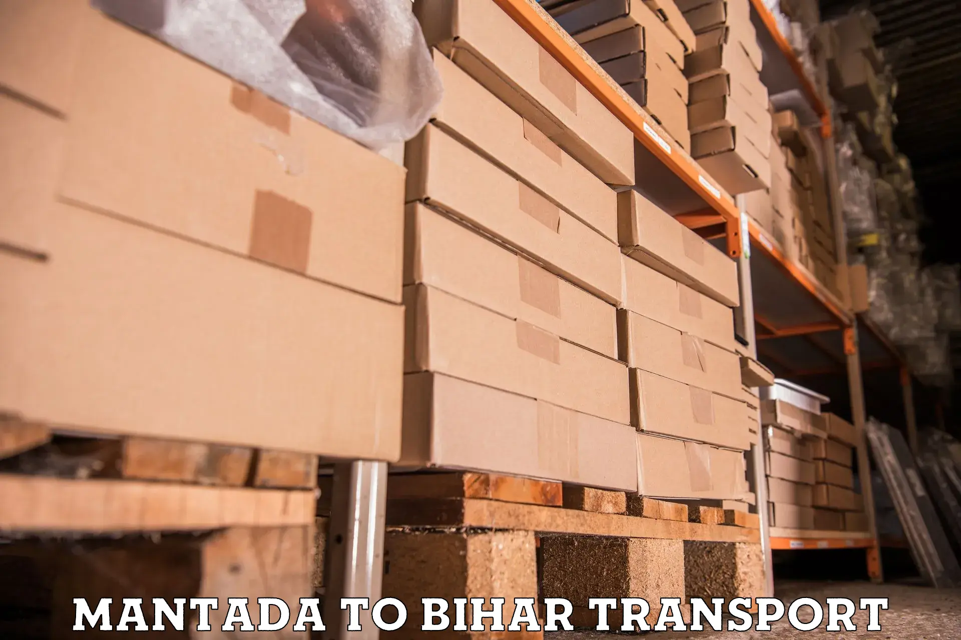 Online transport Mantada to Lauria Nandangarh