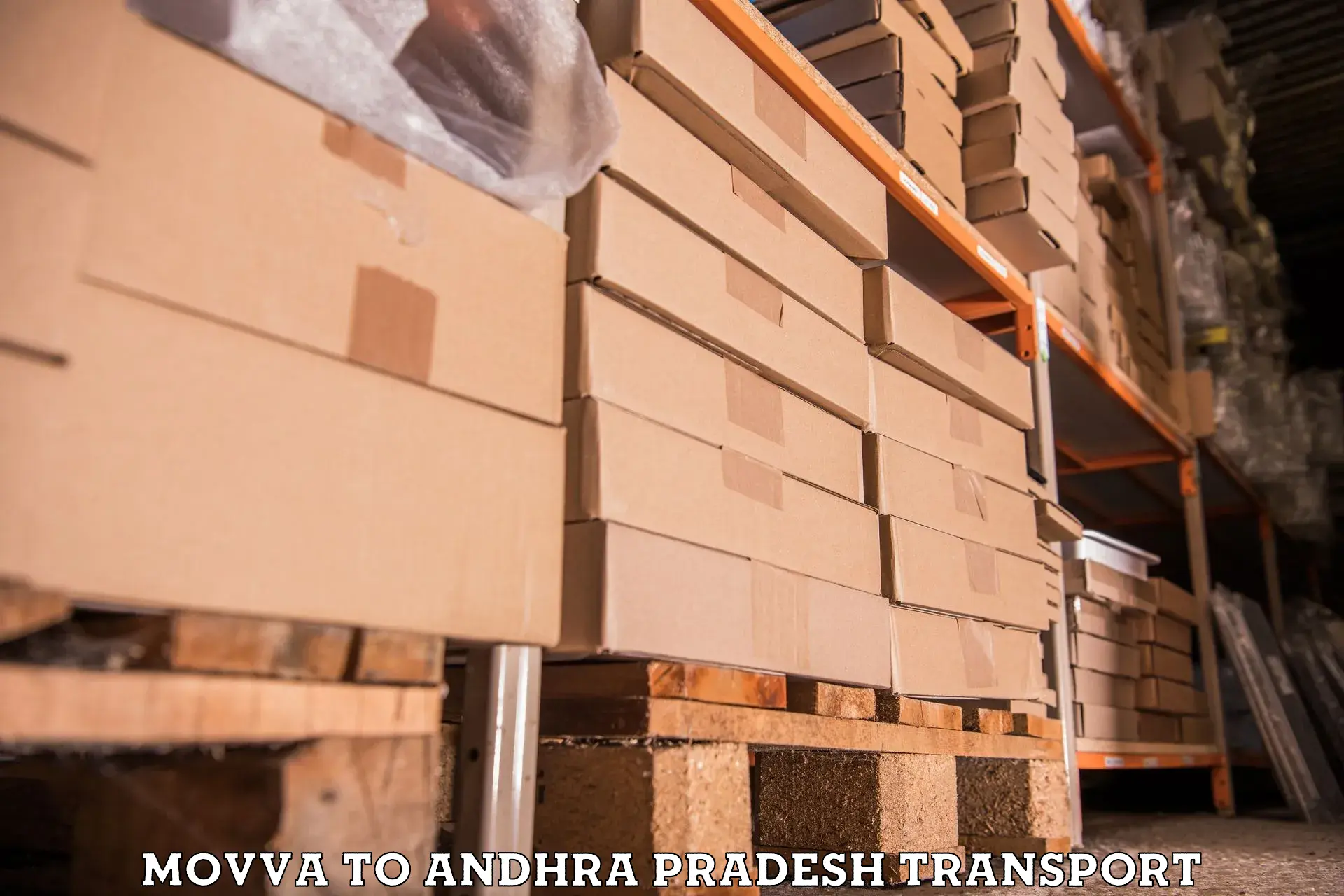 Daily parcel service transport Movva to Kandukur