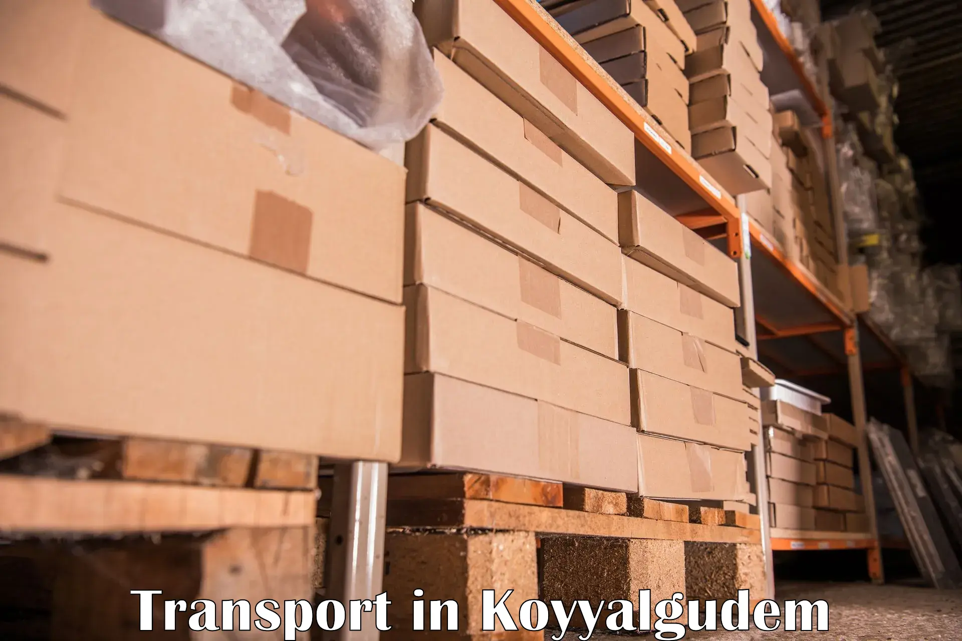 Air cargo transport services in Koyyalgudem